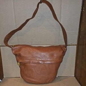 Libaire Brown Leather Hobo Bag